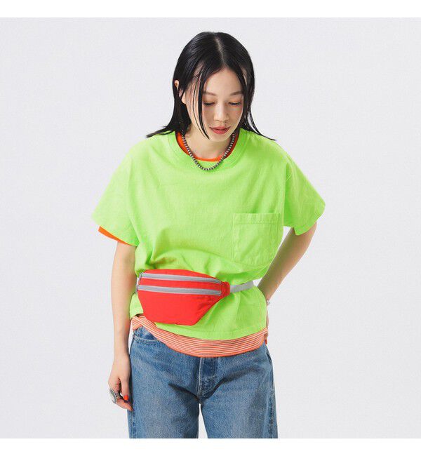 BEAMS SELECTION for WOMEN「【別注】Goodwear &times; BEAMS BOY / カスタム ビッグ 半袖 Tシャツ」|Tシャツ・カットソー|