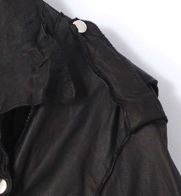 BEAMS SELECTION for WOMEN「sisii / new ダブル ライダース 」|ブルゾン・スタジャン|