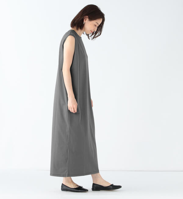 BEAMS SELECTION for WOMEN「ATON / スビン ノースリーブドレス」|ワンピース|