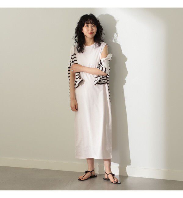 BEAMS SELECTION for WOMEN「ATON / スビン ノースリーブドレス」|ワンピース|