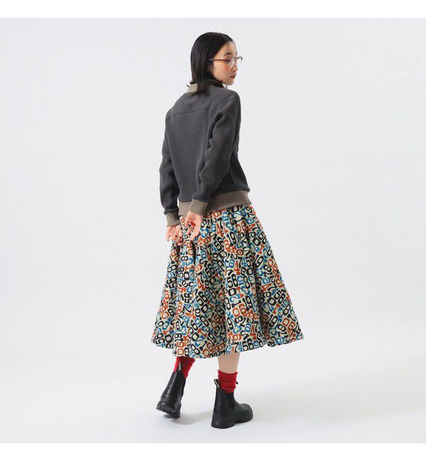 BEAMS SELECTION for WOMEN「Jackman / 別注 ワッフル ミドルネック」|スウェット・ジャージ|