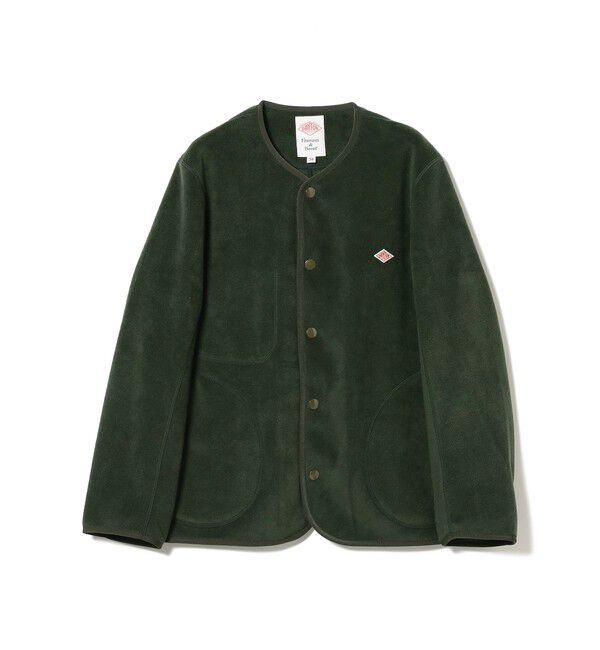 BEAMS SELECTION for WOMEN「DANTON / ノーカラー フリース ジャケット」|ブルゾン・スタジャン|