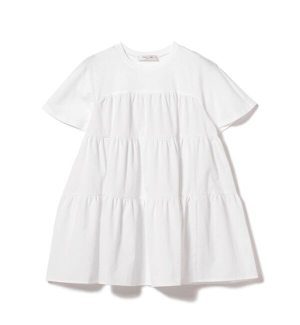 Demi-Luxe BEAMS 「コンビ ティアード プルオーバー」|シャツ・ブラウス|