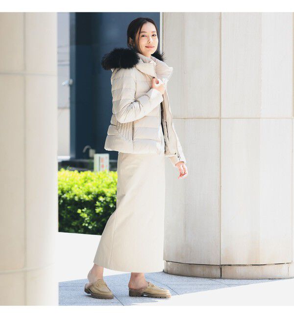 BEAMS SELECTION for WOMEN「【別注】TATRAS / KOSAVA セイル ファー ダウンジャケット」|ブルゾン・スタジャン|