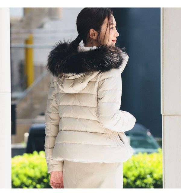 BEAMS SELECTION for WOMEN「【別注】TATRAS / KOSAVA セイル ファー ダウンジャケット」|ブルゾン・スタジャン|