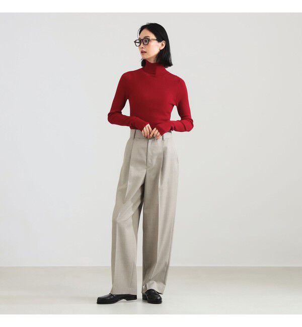 Demi-Luxe BEAMS 「リブ タートルネック ニット」|ニット・セーター|