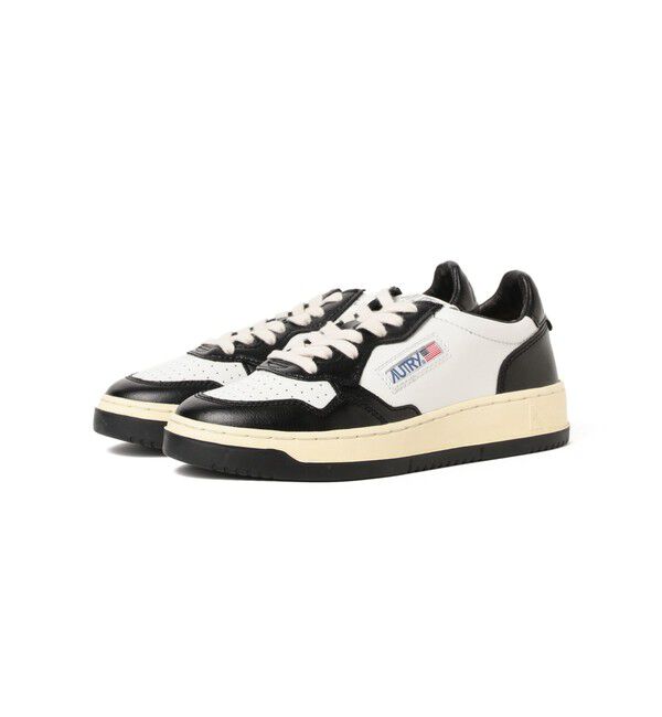 BEAMS SELECTION for WOMEN「AUTRY / MEDALIST LOW バイカラー レザースニーカー」|スニーカー|