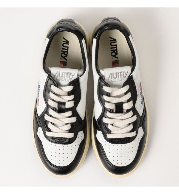 BEAMS SELECTION for WOMEN「AUTRY / MEDALIST LOW バイカラー レザースニーカー」|スニーカー|