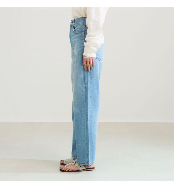 BEAMS SELECTION for WOMEN「【別注】upper hights / LAZY NIECE サイドゴム デニムパンツ」|デニム|