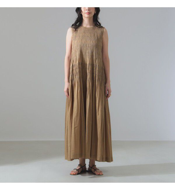 BEAMS SELECTION for WOMEN「ne Quittez pas / ボイル シャーリング ワンピース」|ワンピース|