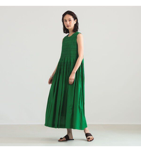 BEAMS SELECTION for WOMEN「ne Quittez pas / ボイル シャーリング ワンピース」|ワンピース|