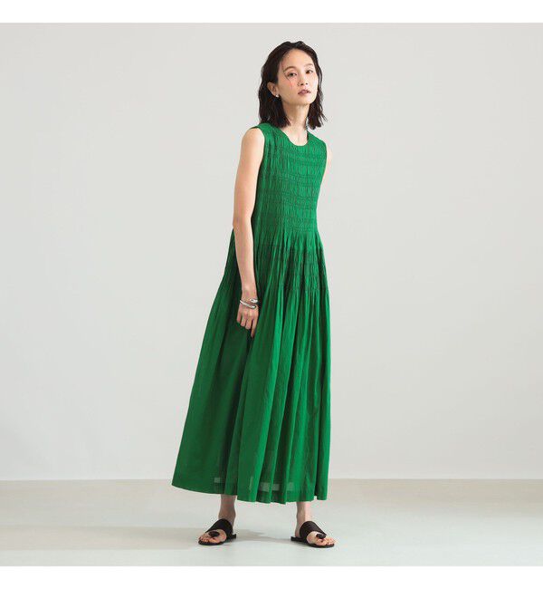 BEAMS SELECTION for WOMEN「ne Quittez pas / ボイル シャーリング ワンピース」|ワンピース|