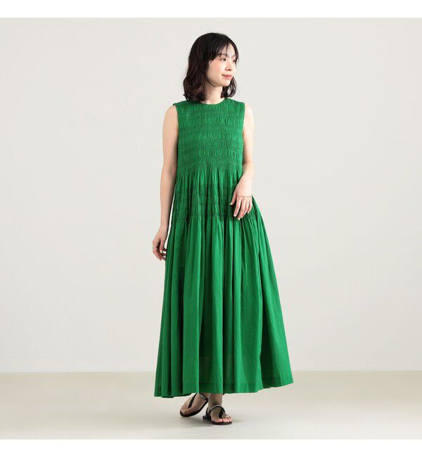 BEAMS SELECTION for WOMEN「ne Quittez pas / ボイル シャーリング ワンピース」|ワンピース|