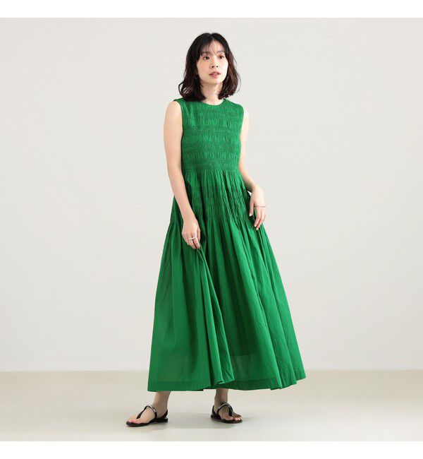 BEAMS SELECTION for WOMEN「ne Quittez pas / ボイル シャーリング ワンピース」|ワンピース|