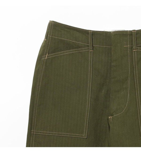 BEAMS SELECTION for WOMEN「BUZZ RICKSON'S / U.S. MARINE CORPS M-1941 HERRINGBONE PANTS SHORT LENGTH」|チノ|