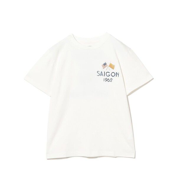 BEAMS SELECTION for WOMEN「テーラー東洋 / SUKA T-SHIRT EMBROIDERED &ldquo;SAIGON VIET-NAM&rdquo;」|Tシャツ・カットソー|WHITE