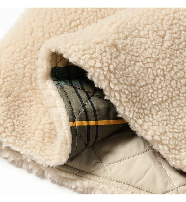 BEAMS SELECTION for WOMEN「Barbour / DULSIE ボア ライナー ベスト」|ダウン|