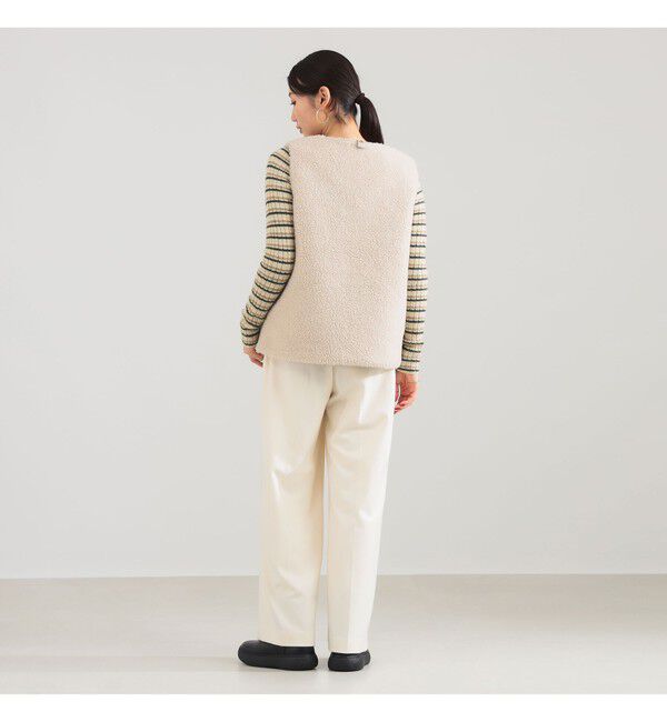 BEAMS SELECTION for WOMEN「Barbour / DULSIE ボア ライナー ベスト」|ダウン|