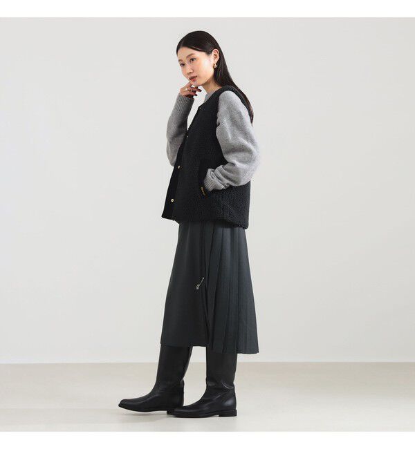 BEAMS SELECTION for WOMEN「Barbour / DULSIE ボア ライナー ベスト」|ダウン|