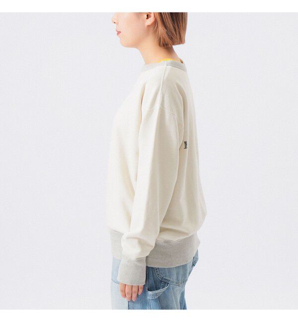 BEAMS SELECTION for WOMEN「【別注】 WAREHOUSE & CO. &times; BEAMS BOY / ステンシル13 前V スウェット」|スウェット・ジャージ|