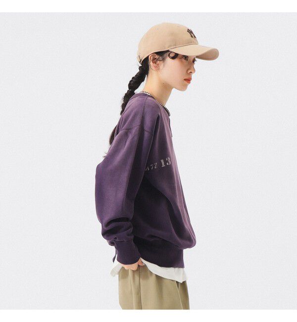 BEAMS SELECTION for WOMEN「【別注】 WAREHOUSE & CO. &times; BEAMS BOY / ステンシル13 前V スウェット」|スウェット・ジャージ|