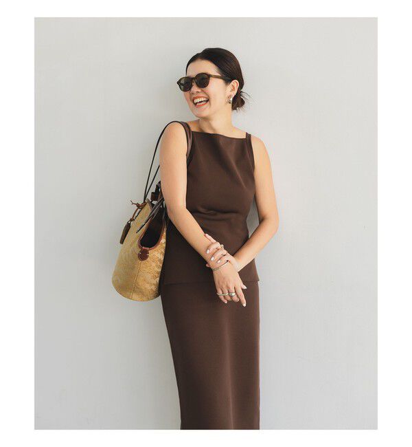 Demi-Luxe BEAMS 「ヘルシー ニット キャミソール .M」|ニット・セーター|BROWN