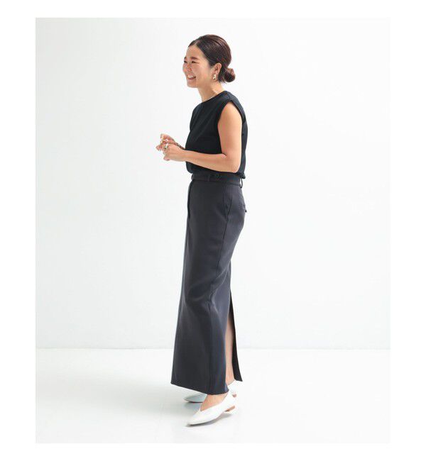 Demi-Luxe BEAMS 「ウォッシャブル ウール ノースリーブ Tシャツ」|Tシャツ・カットソー|
