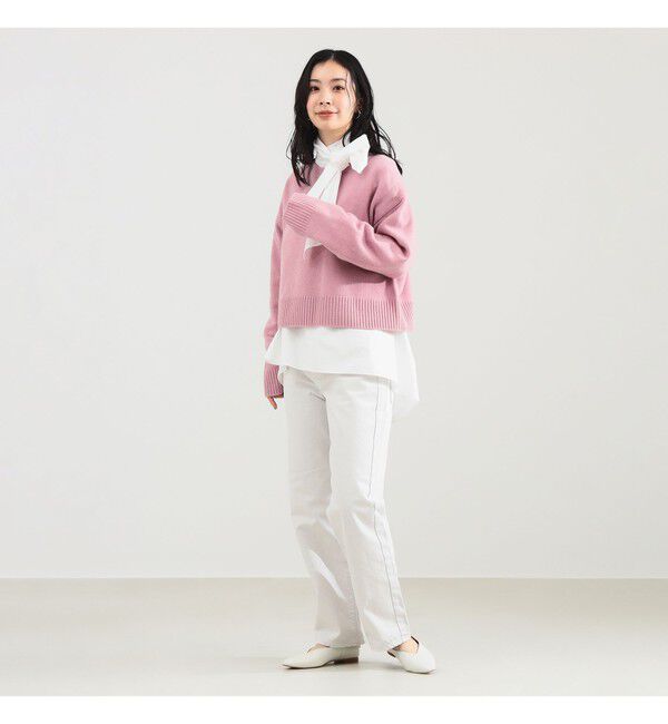 Demi-Luxe BEAMS 「7ゲージ ウール クルーネック プルオーバー」|ニット・セーター|