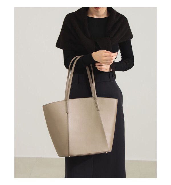 Demi-Luxe BEAMS 「【10/15 新規値下げ】レザー トートバッグ」|トートバッグ|TAUPE