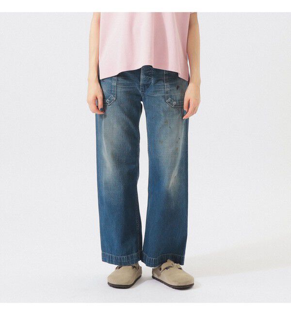 BEAMS SELECTION for WOMEN「【別注】BUZZ RICKSON'S / USN デニム トラウザーズ」|チノ|