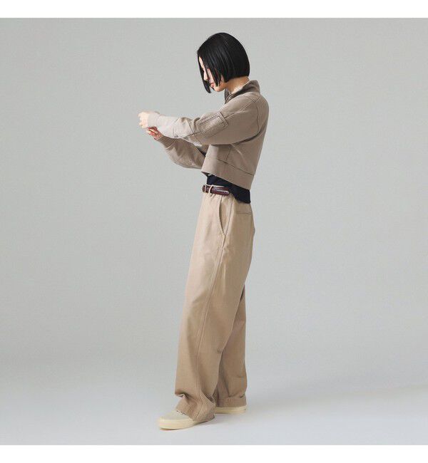 BEAMS SELECTION for WOMEN「【別注】HEAR MY NAME &times; maturely / ニュアンス チノ」|チノ|