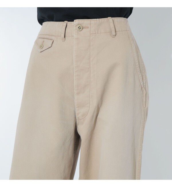 BEAMS SELECTION for WOMEN「【別注】HEAR MY NAME &times; maturely / ニュアンス チノ」|チノ|