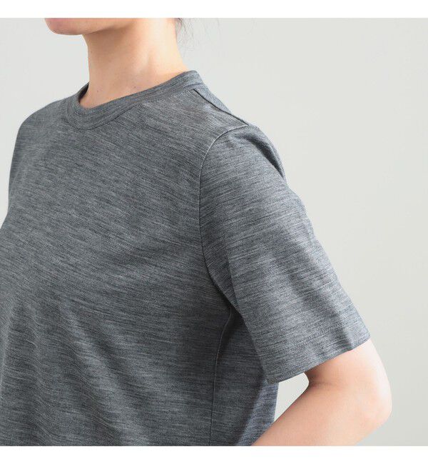 BEAMS SELECTION for WOMEN「【別注】スタイリスト佐藤佳菜子 &times; SLOANE / ウール混 クルーネック  Tシャツ」|Tシャツ・カットソー|