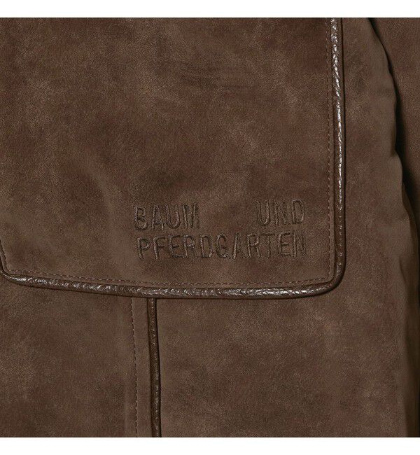 BEAMS SELECTION for WOMEN「BAUM UND PFERDGARTEN / BELINE フェイクスエード ブルゾン」|ブルゾン・スタジャン|