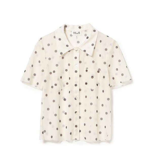BEAMS SELECTION for WOMEN「BAUM UND PFERDGARTEN / JONIE メッシュ ドット シャツ」|Tシャツ・カットソー|