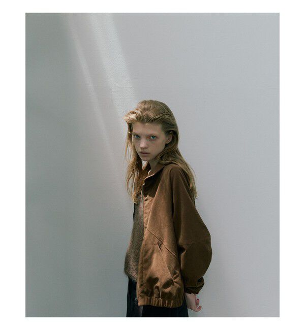 BEAMS SELECTION for WOMEN「《追加予約》【別注】TICCA / ウルトラ スエード ブルゾン」|ブルゾン・スタジャン|別注BROWN