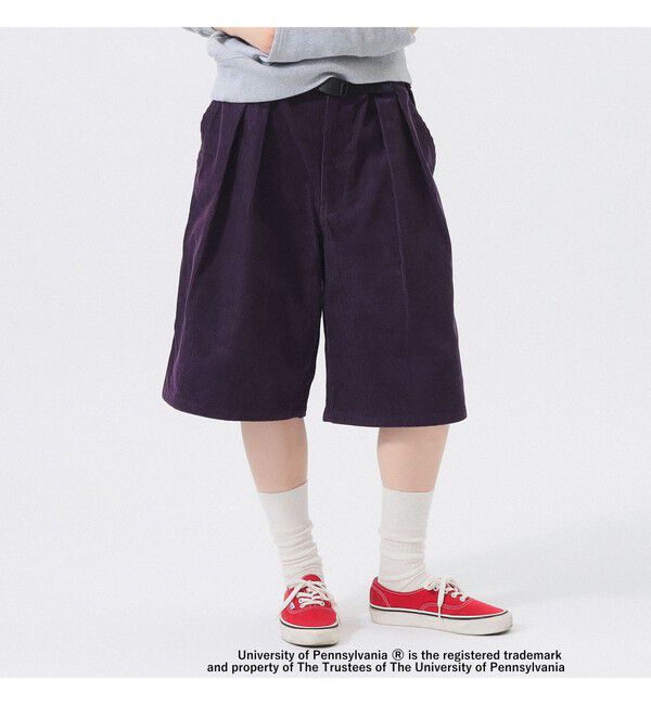 BEAMS SELECTION for WOMEN「【別注】Gramicci for BEAMS BOY / コーデュロイ ワイド ショートパンツ」|その他|PURPLE
