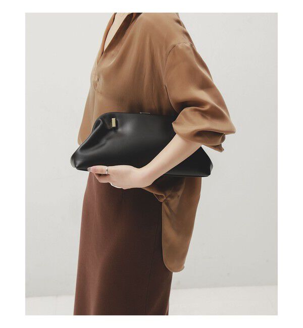 BEAMS SELECTION for WOMEN「PUNTI. / ECLAIR ワンショルダー ハンドバッグ M」|トートバッグ|BLACK