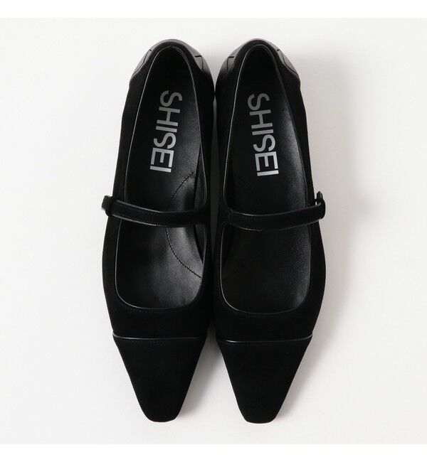 BEAMS SELECTION for WOMEN「SHISEI / CHISEL TOE BICOLOR メリージェーン パンプス」|パンプス|