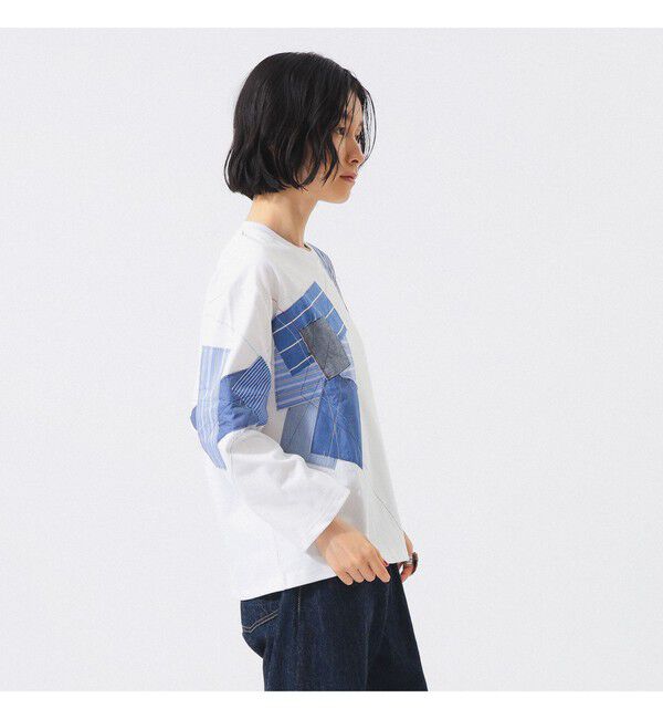 BEAMSBOY「【別注】TORI‐TO &times; BEAMS BOY / コラージュ ロングスリーブ」|Tシャツ・カットソー|