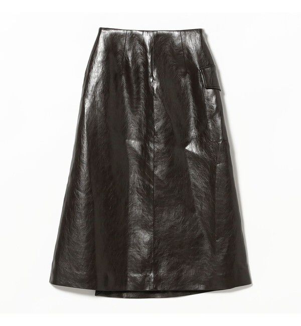 BEAMS SELECTION for WOMEN「ORR / フェイクレザー ラップスカート」|スカート|