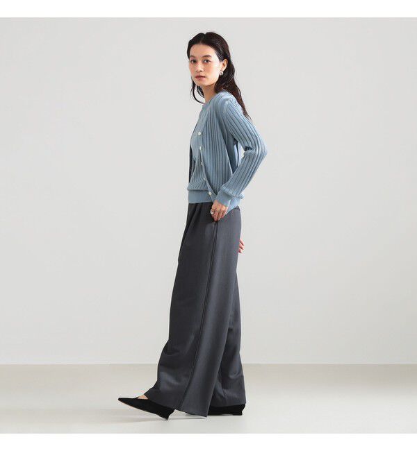 BEAMS SELECTION for WOMEN「SLOANE / 18ゲージ シルク Vネック カーディガン」|ニット・セーター|