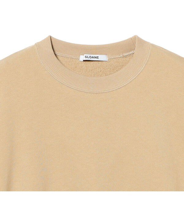 BEAMS SELECTION for WOMEN「【別注】SLOANE / 裏毛 ショート丈 ロングスリーブ スウェット」|パーカー|