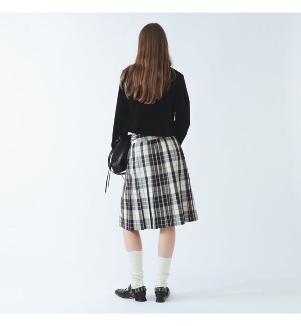 BEAMS SELECTION for WOMEN「【別注】FRED PERRY &times; Ray BEAMS / チェック スカート」|スカート|