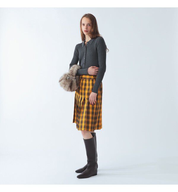 BEAMS SELECTION for WOMEN「【別注】FRED PERRY &times; Ray BEAMS / チェック スカート」|スカート|