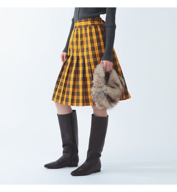 BEAMS SELECTION for WOMEN「【別注】FRED PERRY &times; Ray BEAMS / チェック スカート」|スカート|