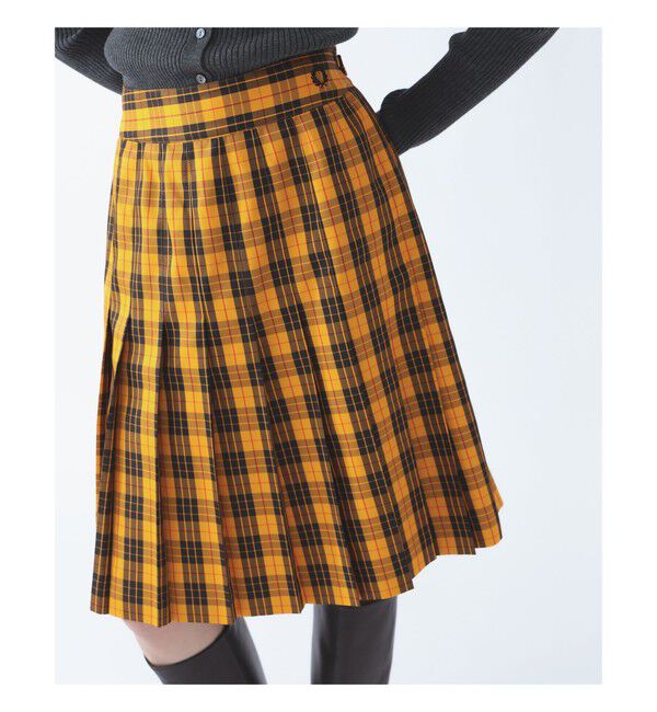 BEAMS SELECTION for WOMEN「【別注】FRED PERRY &times; Ray BEAMS / チェック スカート」|スカート|