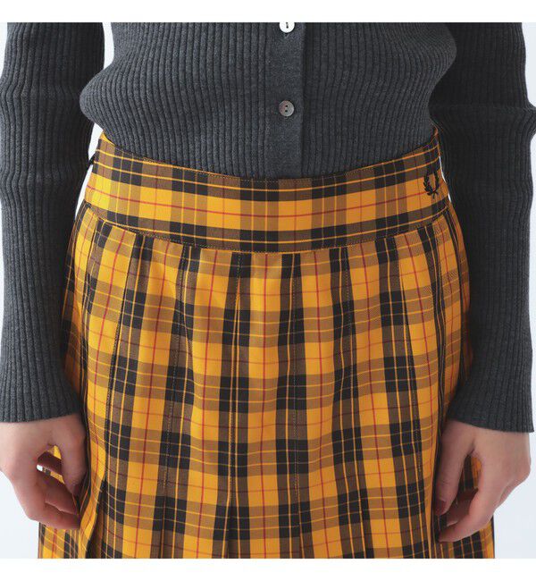 BEAMS SELECTION for WOMEN「【別注】FRED PERRY &times; Ray BEAMS / チェック スカート」|スカート|