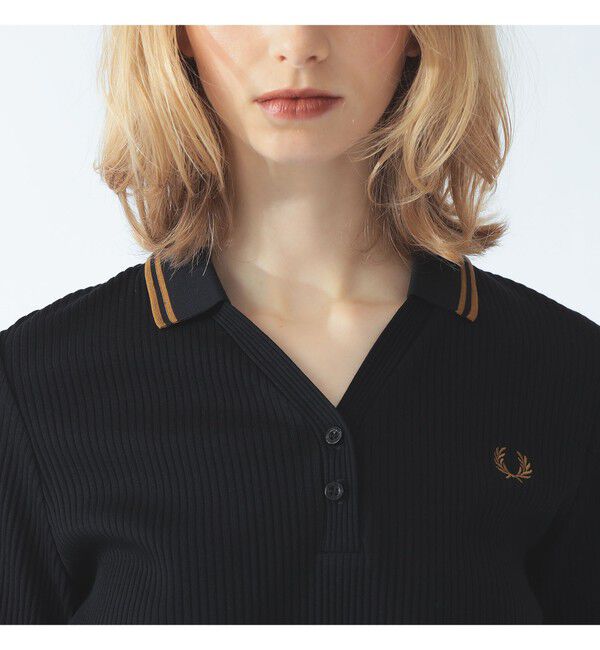 BEAMS SELECTION for WOMEN「【別注】FRED PERRY / リブ ポロシャツ」|ポロシャツ|
