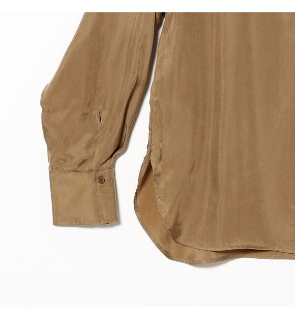 Demi-Luxe BEAMS 「【10/15 新規値下げ】キュプラ Vネック プルオーバーシャツ」|シャツ・ブラウス|